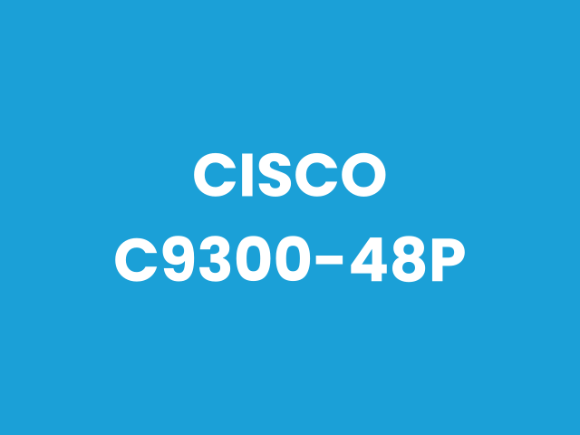 Cisco Cisco Catalyst 9300-48P Switch — Networking Devices in Pakistan