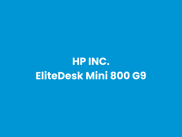 HP Inc. HP EliteDesk 800 G9 Mini — Desktop Computers in Pakistan