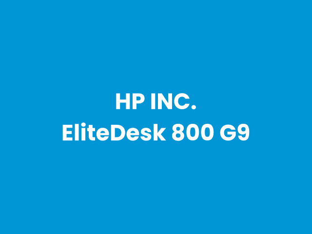 HP Inc. HP EliteDesk 800 G9 Tower — Desktop Computers in Pakistan