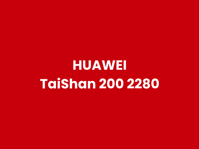 Huawei Huawei TaiShan 200 2280 (Kunpeng) — Server Machines in Pakistan