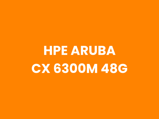 HPE Aruba HPE Aruba CX 6300M 48G Switch — Networking Devices in Pakistan